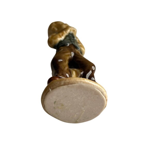 Wade Whimsies Phil The Fluter Vtg Glazed Ceramic Figurine Ireland Collectible - Picture 5 of 6